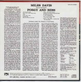 Davis, Miles - Porgy and Bess, Back Cover